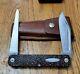 Vtg Rare Early Western Usa Boulder Colo 932 Large Two Blade Folding Knife & Saw