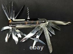 Vintage 25 Folds Franz Frenzel Multi Tool Folding Knife
