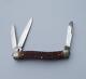Vintage 3 Blade Folding Camillus Deluxe Stockman Knife #69 N. Y. For Flesh Only