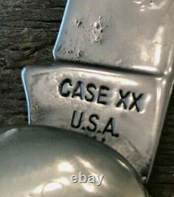 Vintage 4 Dot 1976 Case XX USA #62131 Old Red Bone Canoe Rare Pocket Knife