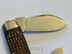 Vintage Case XX 6250 4 Dot 1976 Elephant Toe Folding Pocket Knife Rare