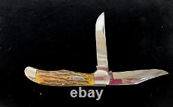 Vintage Case XX Genuine Stag Hunter Knife 1940-64 2 Blade Folding 5265SAB