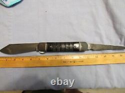 Vintage Colonial WWII Fighter Pilot Survival Folding Knife. Unused Excellent