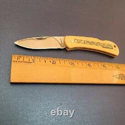 Vintage Gerber USA Classic L. S. T. Micarta 6006 Lockback Folding Pocket Knife LST