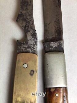 Vintage Kabar Hobo Folding Knife Cigar Band Stag Scales Union Cut Co. 1923-1937