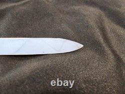 Vintage Mikov Czecho Slovakia Carbon Steel Folding Knife with Saw Blade Good