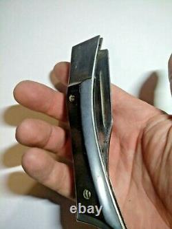 Vintage folding pocket knife of the USSR Semi-automatic zone the only copy