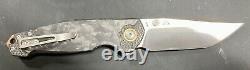 Viper Katla Folding Knife 3.25 Bohler M390 Steel Marbled Carbon Fiber Handle