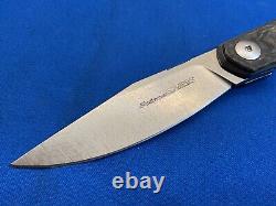 Viper Knives Belone M390 Voxnaes Folding Knife Italy Gold Carbon Fiber/Ti