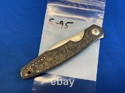 Viper Knives Belone M390 Voxnaes Folding Knife Italy Gold Carbon Fiber/Ti