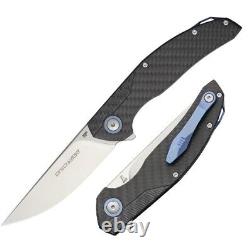 Viper Orso Linerlock Folding Knife 3.5 Bohler M390 Steel Blade Carbon Fiber