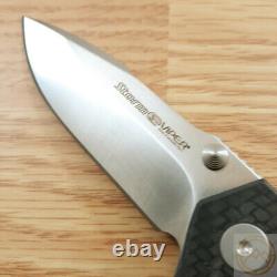 Viper Storm Folding Knife 3 M390 Steel Drop Blade G10 / Carbon Fiber Handle