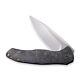 We Knife Kitefin Frame Lock 2001a Knife S35vn Black Marble Carbon Fiber Titanium