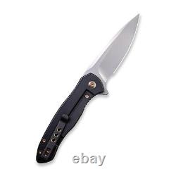 WE KNIFE Kitefin Frame Lock 2001A Knife S35VN Black Marble Carbon Fiber Titanium