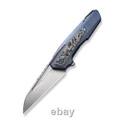 WE Knives Falcaria 23012B-3 Titanium Carbon Fiber 20CV Stainless Pocket Knife