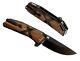 Woox Leggenda Folding Knife 3.5 High Carbon Steel Blade Walnut/carbon Fiber