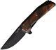 Woox Leggenda Liner Folding Knife 3.5 High Carbon Steel Blade Walnut Handle