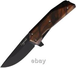 WOOX Leggenda Liner Folding Knife 3.5 High Carbon Steel Blade Walnut Handle