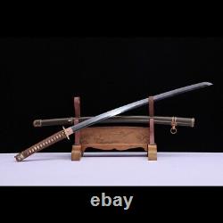 WW2 WWII Japanese Officer Shin Gunto Army Katana Sword Samurai Folded Steel 98
