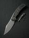 We Knife Co Snick Folding Knife 3.47 Cpm 20cv Steel Blade Cf / Titanium Handle