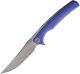 We Knife Model 704 Pocket Knife Linerlock Blue G10 & Stainless Folding D2 704xb