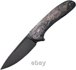 We Knife Saakshi Folding Knife 3.25 CPM-20CV Steel Blade Carbon Fiber Handle