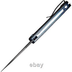 We Knife Saakshi Folding Knife 3.25 CPM-20CV Steel Blade Carbon Fiber Handle