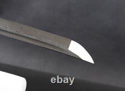 White Shiny Saya Japanese Folded High 1060 Carbon Steel Katana Samurai Sword