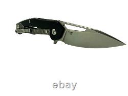 Willumsen Copenhagen Chibs Folding Knife 3.5 D2 Tool Steel Blade Titanium/CF