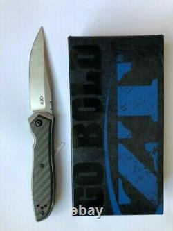 ZT Zero Tolerance Emerson 0640 Folding Knife 20CV Blade Carbon Fiber Frame Lock