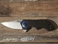 Zero Tolerance 0022 Folding Knife 1.8 20CV Blade Carbon Fiber Titanium
