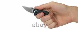 Zero Tolerance 0022 Folding Knife, 1.875 Plain Edge Blade, Carbon Fiber and Tit