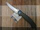 Zero Tolerance 0452cf Folding Knife Great Condition Polished Mxg Deep Carry Clip