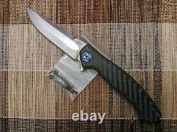 Zero Tolerance 0452CF Folding Knife Great Condition Polished MXG Deep Carry Clip