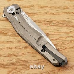 Zero Tolerance Folding Knife 3.5 20CV Steel Blade Carbon Fiber/ Titanium Handle