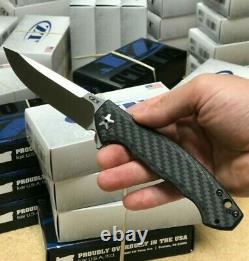 Zero Tolerance ZT 0452CF Folding Knife Large Sinkevich Carbon Fiber/Titanium USA