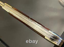 1940-1950 Cas XX 6265sab Chasseur Pliant Red Worm Groove Bone 1er Modblades Utilisés