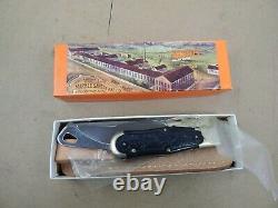 2002 Msa Marbles Custom Shop Folding Safety Hunting Knife 2002 Menthe Dans La Boîte