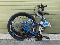 26suspension Complète Vélo De Montagne Pliant 21 Speed Carbon Steel Vélo Homme Mtb