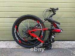 26suspension Complète Vélo De Montagne Pliant 21 Speed Carbon Steel Vélo Homme Mtb