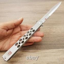 Al Mar Slimline Quicksilver Couteau Pliant 5 D2 Outil Steel Blade Titanium Handle