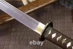 Armée Militaire Japonaise Nco. Épée Sharp Plié Acier Au Carbone Samurai Katana Sabre