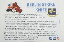 Attleboro USA Berlin Strike D2 Lame Titanium Framelock Couteau De Poche Pliant