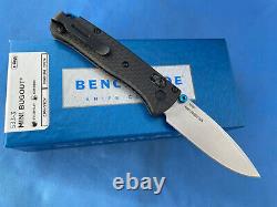 Banc Made 533-3 Mini Bugout Axis Lock Knife Carbon Fibre Poignée S90v Inox