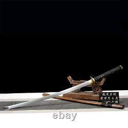 Bataille Prête Katana Japonais Samurai Sharp Full Tang Plied Steel Blade Sword
