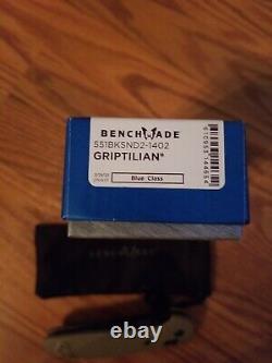 Benchmade 551bksnd2-1402 Couteau Pliant Griptilien. D2 Blade New In Box Free Ship