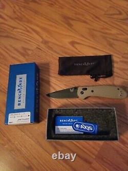Benchmade 551bksnd2-1402 Couteau Pliant Griptilien. D2 Blade New In Box Free Ship