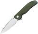 Bestech Couteaux Bison Titanium/green G10 Pliant D2 Couteau De Poche En Acier T1904c1