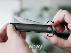 Boker Kwaiken 42 Mini Couteau Pliant 3.13 D2 Outil Lame En Acier Noir G10 Poignée