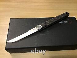 Boker Plus Kaizen, modèle 01BO383, fibre de carbone, S35VN, revendeur agréé